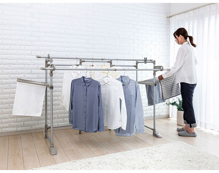 セキスイ 軽量アルミ製 多機能物干し台 ほすおー AHD-60LG 物干し台 物干し竿 伸縮竿 タオルハンガー 布団干し アルミ多機能ものほし台 積水(代引不可)