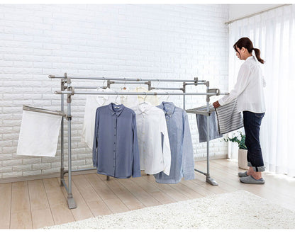 セキスイ 軽量アルミ製 多機能物干し台 ほすおー AHD-60LG 物干し台 物干し竿 伸縮竿 タオルハンガー 布団干し アルミ多機能ものほし台 積水(代引不可)