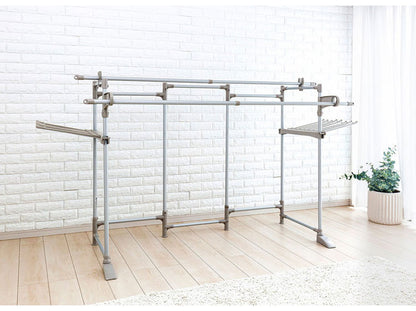 セキスイ 軽量アルミ製 多機能物干し台 ほすおー AHD-60LG 物干し台 物干し竿 伸縮竿 タオルハンガー 布団干し アルミ多機能ものほし台 積水(代引不可)