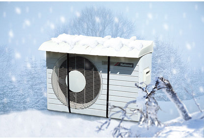 日本製 エアコン室外機用カバー エアコン 室外機 カバー 日差しガード 節電 取付バンド エアコン室外機カバー 日よけ 日除け(代引不可)