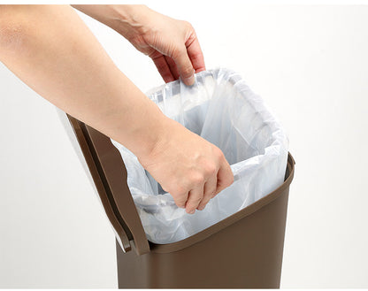 ゴミ箱 ごみ箱 縦型 19L×5分別 スリム 幅34cm 20L袋用 ダストボックス キャスター プッシュ式 フラップ フタ付き ふた付き ペール 隙間 すき間 缶 ビン ペットボトル(代引不可)