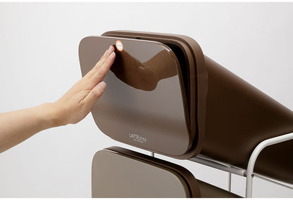 ダストボックス ゴミ箱 縦型 19L×4段 ごみ箱 フタ付き 20L袋 袋止め付き 網棚付き スタンドダストボックス 大容量 スリム 隙間 省スペース キッチン 台所 オフィス 分別 缶 ビン ペットボトル 整頓(代引不可)