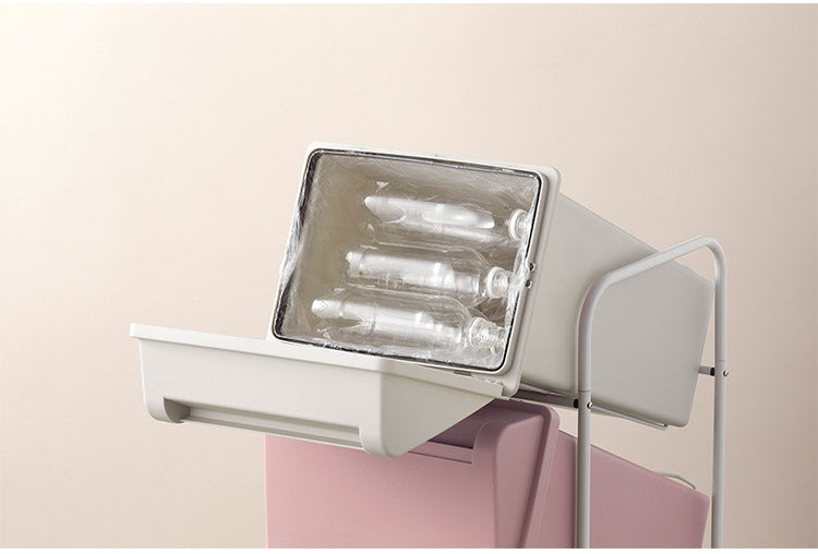 ゴミ箱 ごみ箱 縦型 21L×5分別 スリム 幅31.5cm 20L袋用 大容量 ダストボックス キャスター フタ付き ふた付き ペール 隙間 すき間 缶 ビン ペットボトル キッチン(代引不可)