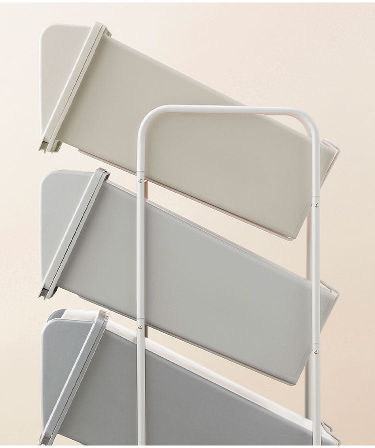 ダストボックス ゴミ箱 縦型 21L×3段 ごみ箱 フタ付き 20L袋 袋止め付き スタンドダストボックス 大容量 スリム 隙間 省スペース キッチン 台所 オフィス 分別 缶 ビン ペットボトル 整頓 清潔(代引不可)