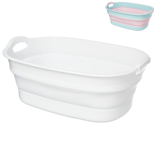 日本製 折りたたみ ソフトタブ ワイド 23L 折り畳み つけ置き タブ バスケット 水抜き栓付き 洗濯かご ランドリーバスケット つけ置き洗い(代引不可)