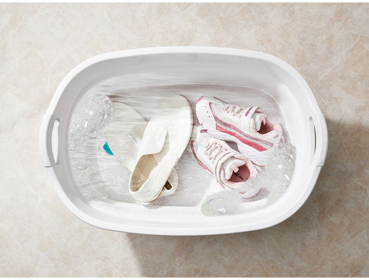 日本製 折りたたみ ソフトタブ ワイド 23L 折り畳み つけ置き タブ バスケット 水抜き栓付き 洗濯かご ランドリーバスケット つけ置き洗い(代引不可)