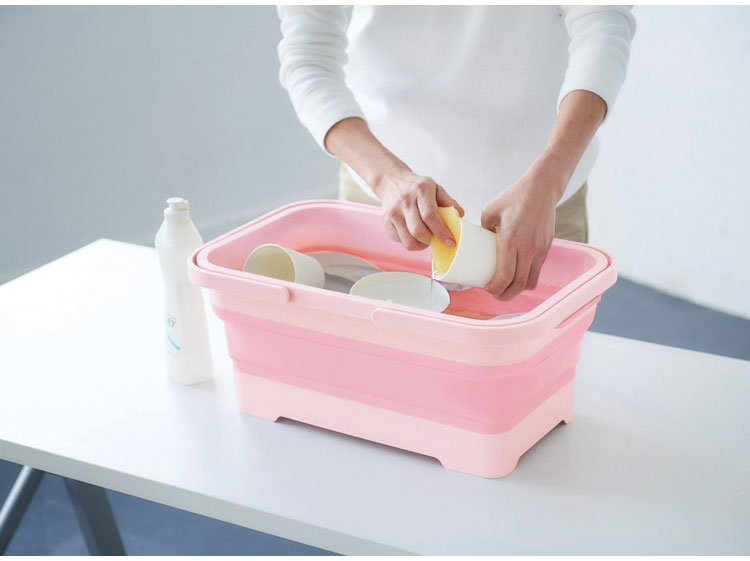 日本製 折りたたみ ソフトバスケット 持ち手付き 15L 折り畳み つけ置き タブ バスケット 水抜き栓付き 洗濯かご ランドリーバスケット つけ置き洗い(代引不可)