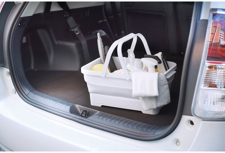 日本製 折りたたみ ソフトバスケット 持ち手付き 15L 折り畳み つけ置き タブ バスケット 水抜き栓付き 洗濯かご ランドリーバスケット つけ置き洗い(代引不可)