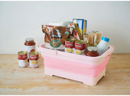 日本製 折りたたみ ソフトバスケット 持ち手付き 15L 折り畳み つけ置き タブ バスケット 水抜き栓付き 洗濯かご ランドリーバスケット つけ置き洗い(代引不可)