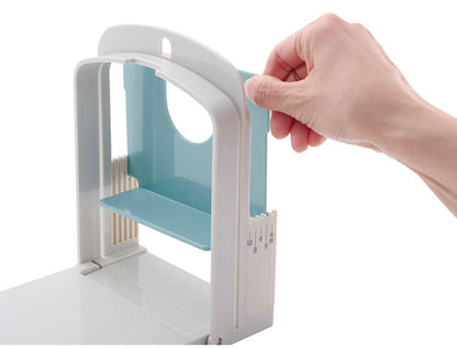 日本製 食パンスライサー 5種類の厚さにカット 4枚切 5枚切 6枚切 8枚切 12枚切 食パン カットガイド パンスライサー(代引不可)