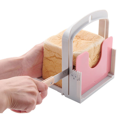 日本製 食パンスライサー 5種類の厚さにカット 4枚切 5枚切 6枚切 8枚切 12枚切 食パン カットガイド パンスライサー(代引不可)