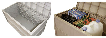 日本製 屋外収納ストッカー 200L 大容量 屋外ストッカー 収納庫 収納ボックス 物置 ゴミ箱 収納コンテナ コンテナボックス ベランダ 組立式(代引不可)