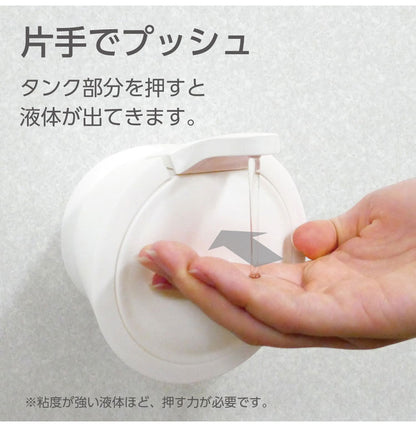 【3個セット】 mog ウォールソープディスペンサー 浮かせる収納 詰め替え ハンドソープ シャンプー 洗剤 ボトル 吸盤 壁面 簡単取付 大容量 詰め替えボトル SANEI PW1710-W4 白 ホワイト