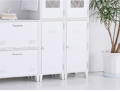 ロッカー風収納ケース ペグボード付き 扉 キャビネット ラック 棚 収納ボックス プラスチック収納 フィッツ Fits おしゃれ シンプル(代引不可)