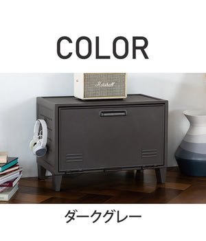 フラップ収納ケース ワイド ペグボード付き 扉 キャビネット ラック 棚 収納ボックス プラスチック収納 フィッツ Fits おしゃれ シンプル(代引不可)
