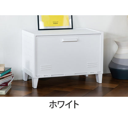 フラップ収納ケース ワイド ペグボード付き 扉 キャビネット ラック 棚 収納ボックス プラスチック収納 フィッツ Fits おしゃれ シンプル(代引不可)