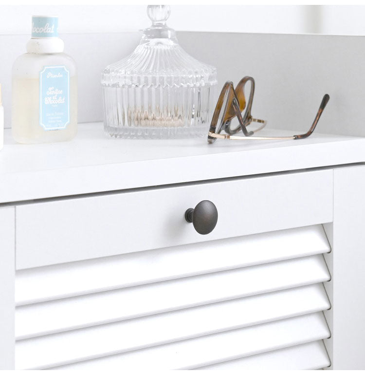 隙間収納 奥行30cm すきま収納 ホワイト 洗面所 ルーバー扉 ランドリー収納 ランドリーボックス 2段 スリム タオル収納 シューズラック 収納棚 縦長 おしゃれ 北欧 スリム収納