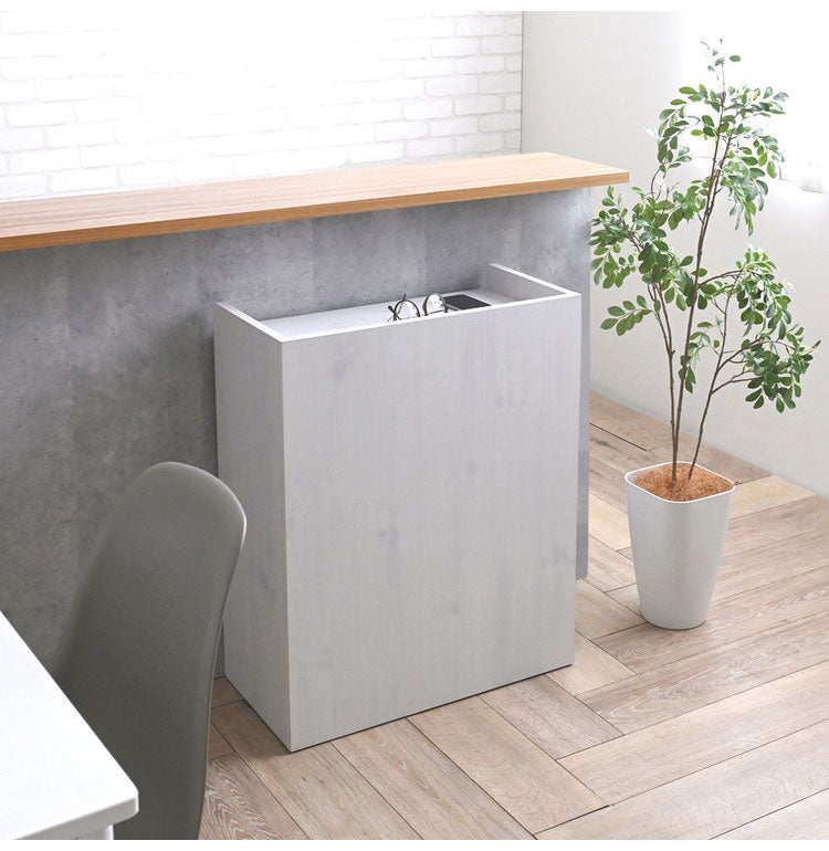 カウンター下収納 奥行30 キッチンホワイト 収納 おしゃれ キャスター ワゴン 幅60 可動棚 キッチンカウンター 隙間収納 ホワイト 木製 シンプル 北欧 スリム かわいい コンパクト