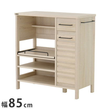 レンジ台 北欧 白 おしゃれ レンジボード アイボリー キッチンボード ロータイプ カウンタータイプ 食器棚 キッチンカウンター 棚 キッチン収納 キッチン収納棚 作業台 奥行40