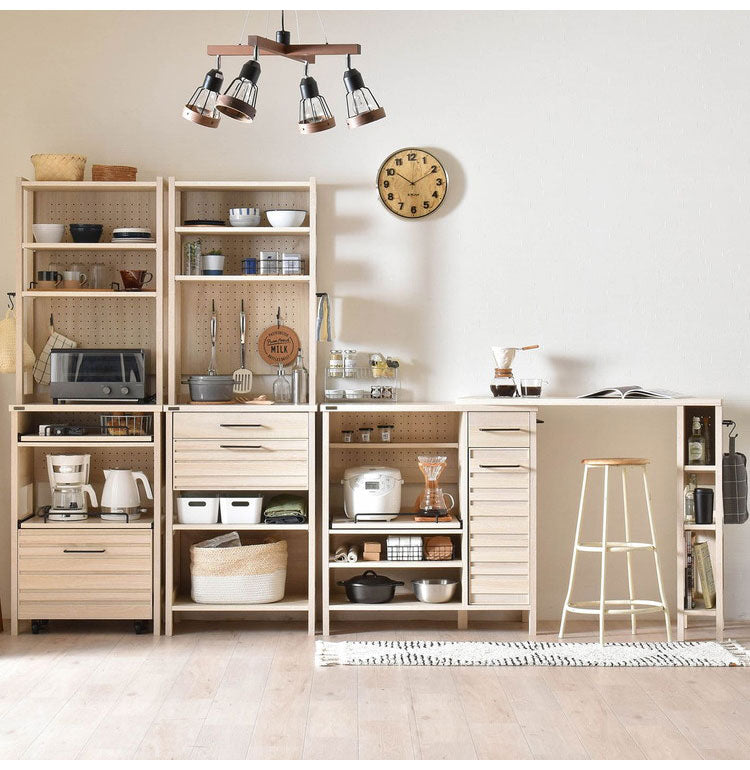 レンジ台 北欧 白 おしゃれ レンジボード アイボリー キッチンボード ロータイプ カウンタータイプ 食器棚 キッチンカウンター 棚 キッチン収納 キッチン収納棚 作業台 奥行40