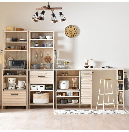 レンジ台 北欧 白 おしゃれ レンジボード アイボリー キッチンボード ロータイプ カウンタータイプ 食器棚 キッチンカウンター 棚 キッチン収納 キッチン収納棚 作業台 奥行40