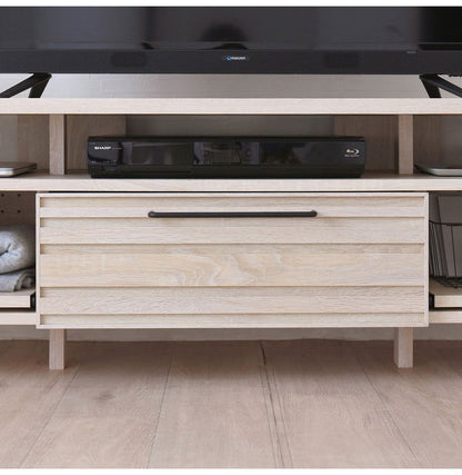 テレビ台 TVボード ローボード テレビボード アイボリー おしゃれ 引き出し スライド 収納 木製 棚付 ゲーム機収納リビングテーブル 幅150cm 白 シンプル かわいい モノトーン