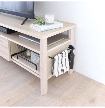テレビ台 TVボード ローボード テレビボード アイボリー おしゃれ 引き出し スライド 収納 木製 棚付 ゲーム機収納リビングテーブル 幅150cm 白 シンプル かわいい モノトーン
