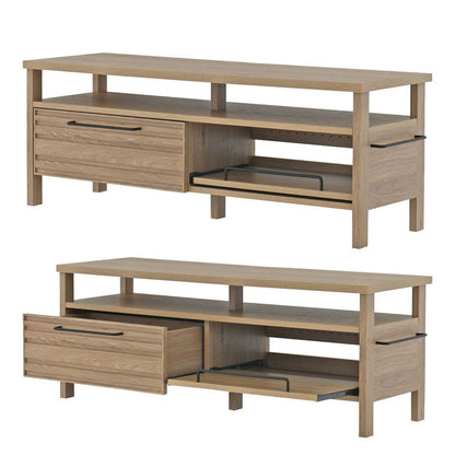 テレビ台 TVボード ローボード グレーナチュラル おしゃれ 引き出し スライド 収納 木製 棚付 ゲーム機収納リビングテーブル 幅120cm 白 シンプル かわいい