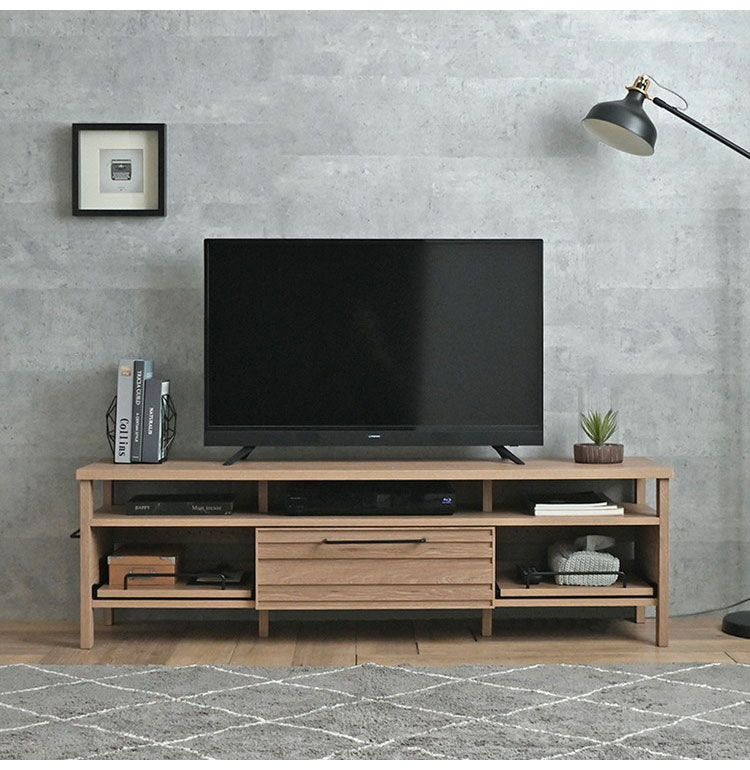 テレビ台 TVボード ローボード グレーナチュラル テレビボード おしゃれ 引き出し スライド 収納 木製 棚付 ゲーム機収納リビングテーブル 幅150cm 白 シンプル かわいい モノトーン