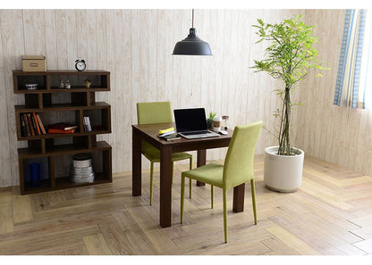 ダイニングテーブル 2人掛けサイズ 80cm幅 角脚 机 ダイニング 食卓 シンプル ナチュラル ブラウン LUMBIE ランビー 組立品(代引不可)