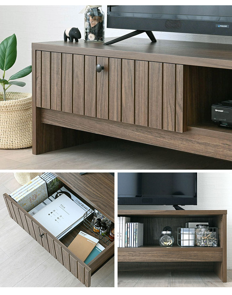 テレビボード ローボード テレビ台 おしゃれ 北欧 アイボリー テレビラック TV台 コーナー 木製 収納 棚 幅120cm 120cm TIFFY ティフィー(代引不可)