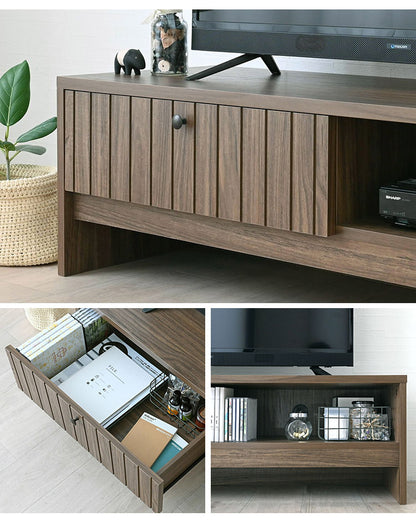 テレビボード ローボード テレビ台 おしゃれ 北欧 アイボリー テレビラック TV台 コーナー 木製 収納 棚 幅120cm 120cm TIFFY ティフィー(代引不可)