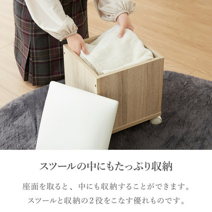 姿見 ドレッサー スツール付き ホワイト 白 おしゃれ 幅40 高さ160 コンセント付き アクセサリー 化粧品 収納 スリム 省スペース デスクドレッサー デスク 机 テーブル ナチュラル ブラウン