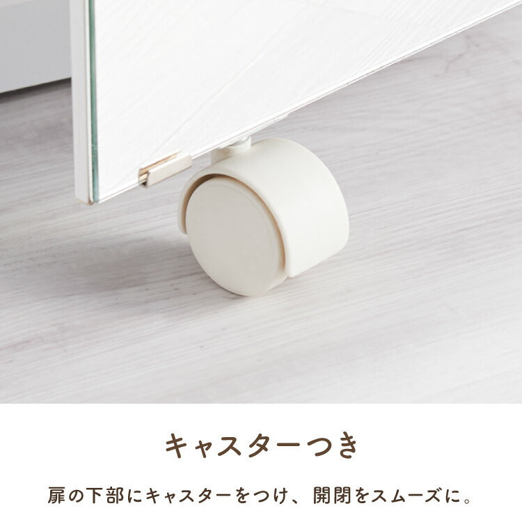 ワードローブ クローゼット 幅40cm ミラー扉 ポール2段 間仕切り 衣類収納 洋服タンス 木製 姿見 チェスト リビング 子供部屋 仕切り ワンルーム 一人暮らし おしゃれ かわいい 新生活 シンプル 寝室