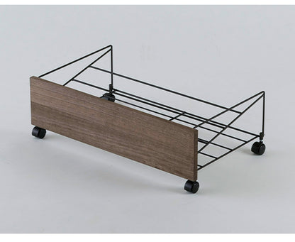 下村企販 日本製 燕三条 シューズボックス下ワゴン シューズ 幅60cm 2段 シューズラック 靴箱下 シューズボックス下 ワゴン 玄関収納 省スペース おしゃれ