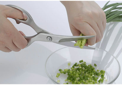 下村企販 日本製 燕三条 オールステンレス 包丁メーカーがつくった鍛造ハサミ 食洗機対応 カーブ刃 ギザ刃 キッチンバサミ キッチンハサミ キッチン鋏 鍛造 ハサミ ステンレス