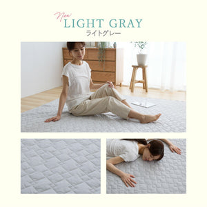 瞬間避暑地 強冷感 極厚ラグ 厚さ60mm 185×185cm 205×245cm 底付き感なし 防音 衝撃吸収 洗えるカバー 吸水速乾 抗菌防臭 防ダニ 夏 ひんやり さらさら ふかふか 接触冷感 冷感 クール 冷たい 厚さ6cm 冷感ラグ ラグマット カーペット