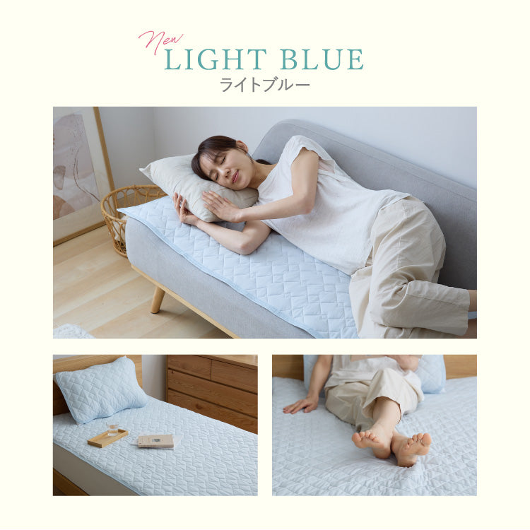 【5%OFF】瞬間避暑地 ソファーパッド 3人掛け 50×150cm 強冷感 裏面滑り止め 洗える 丸洗いOK ひんやり さらさら 冷感 吸水速乾 抗菌防臭 防ダニ 冷たい ソファパッド 洗濯可能 ソファ ソファー【送料無