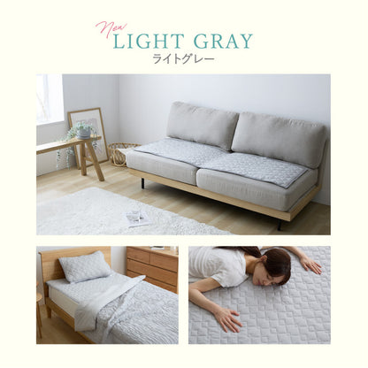 【5%OFF】瞬間避暑地 ソファーパッド 3人掛け 50×150cm 強冷感 裏面滑り止め 洗える 丸洗いOK ひんやり さらさら 冷感 吸水速乾 抗菌防臭 防ダニ 冷たい ソファパッド 洗濯可能 ソファ ソファー【送料無