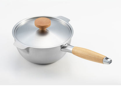 ヨシカワ 日本製 aikata アイカタ 両口ステンレス雪平鍋用蓋 18cm 燕三条 Yoshikawa プレゼント ギフト 贈り物 料理 調理用品