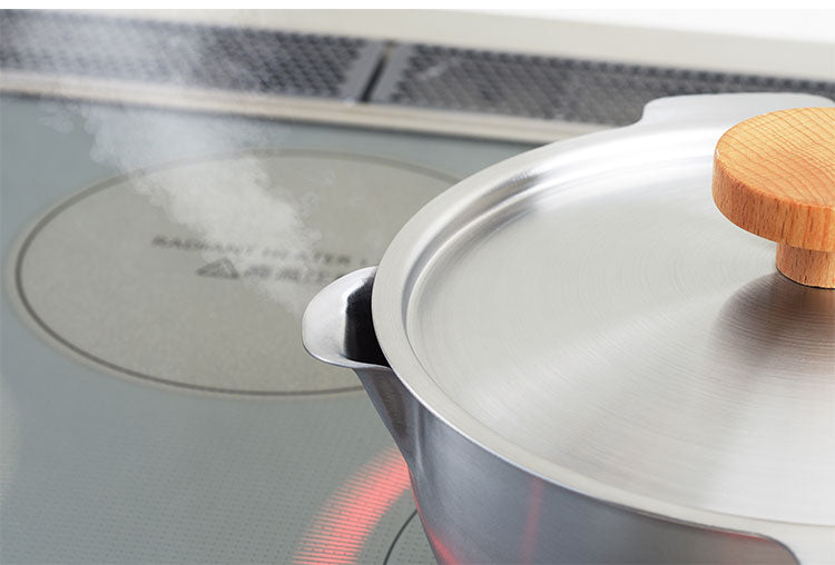 ヨシカワ 日本製 aikata アイカタ 両口ステンレス雪平鍋用蓋 18cm 燕三条 Yoshikawa プレゼント ギフト 贈り物 料理 調理用品