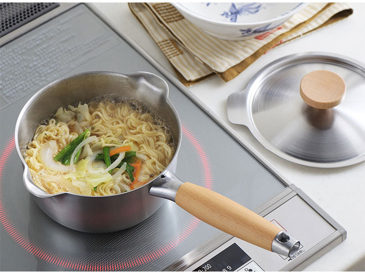 ヨシカワ 日本製 aikata アイカタ 両口 ステンレス ミルクパン 16cm用 蓋 燕三条 Yoshikawa プレゼント ギフト 贈り物 料理 調理用品 鍋蓋のみ 蓋単品 ふた フタ 吹きこぼれ防止 国産