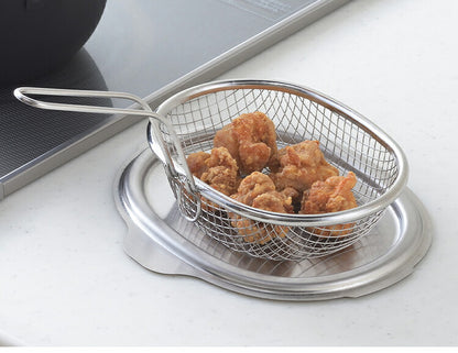 ヨシカワ aikata 揚げ鍋専用 ステンレス蓋 日本製 燕三条 鉄製揚げ鍋専用 ステンレス フタ 蓋 トレー 揚げ物 天ぷら アイカタ PD3027 Yoshikawa