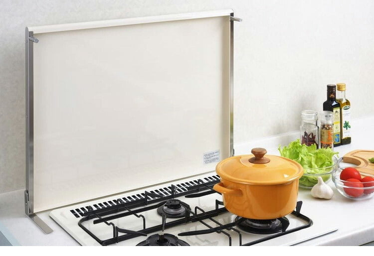 ヨシカワ 日本製 クロネコキッチン コンロカバー 69×52cm 作業台 油跳ねガード 猫 ネコ デザイン かわいい 可愛い 1305505 燕三条 おしゃれ