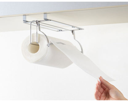 ヨシカワ 日本製 燕三条 Hi! 吊り戸棚下 ペーパーホルダー ペーパーハンガー カットしやすい吊り戸棚下のキッチンペーパーホルダー キッチン収納 整理 Yoshikawa スチール シルバー 国産 シンプル