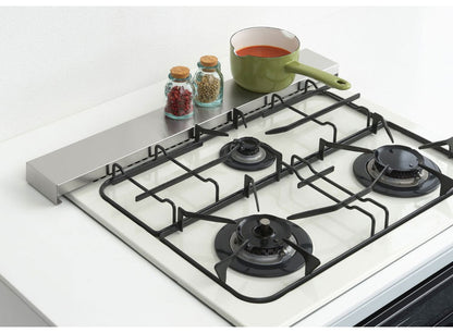 ヨシカワ 日本製 燕三条 排気口カバー フラットタイプ ステンレス製 63.5cm Hi! すっきりフィットする排気口カバー コンロ奥ラック 油はねガード スマート 汚れ防止 調味料ラック スパイスラック