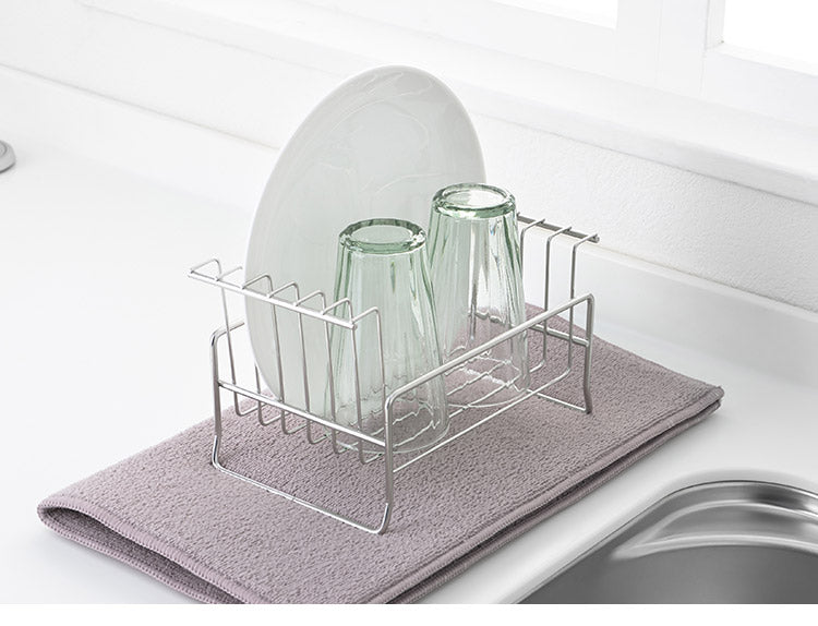 to Unify ユニファイ お皿の水切り 中皿用 日本製 燕三条 食洗機対応 水切りラック オールステンレス製 水切りかご 皿立て 収納 ヨシカワ Yoshikawa 1306225