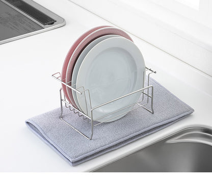 to Unify ユニファイ お皿の水切り 中皿用 日本製 燕三条 食洗機対応 水切りラック オールステンレス製 水切りかご 皿立て 収納 ヨシカワ Yoshikawa 1306225