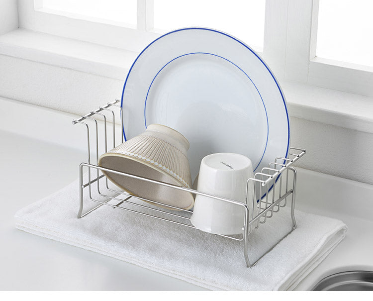 to Unify ユニファイ お皿の水切り 大皿用 日本製 燕三条 食洗機対応 水切りラック オールステンレス製 水切りかご 皿立て 収納 ヨシカワ Yoshikawa 1306226