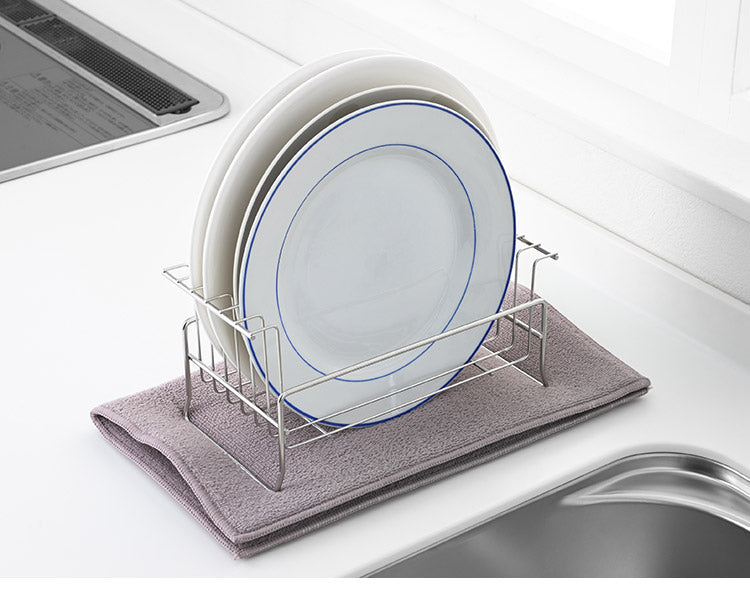 to Unify ユニファイ お皿の水切り 大皿用 日本製 燕三条 食洗機対応 水切りラック オールステンレス製 水切りかご 皿立て 収納 ヨシカワ Yoshikawa 1306226
